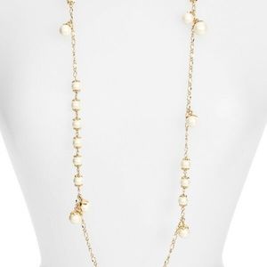 Kate Spade Petaled Pearls Extra Long Necklace NWT